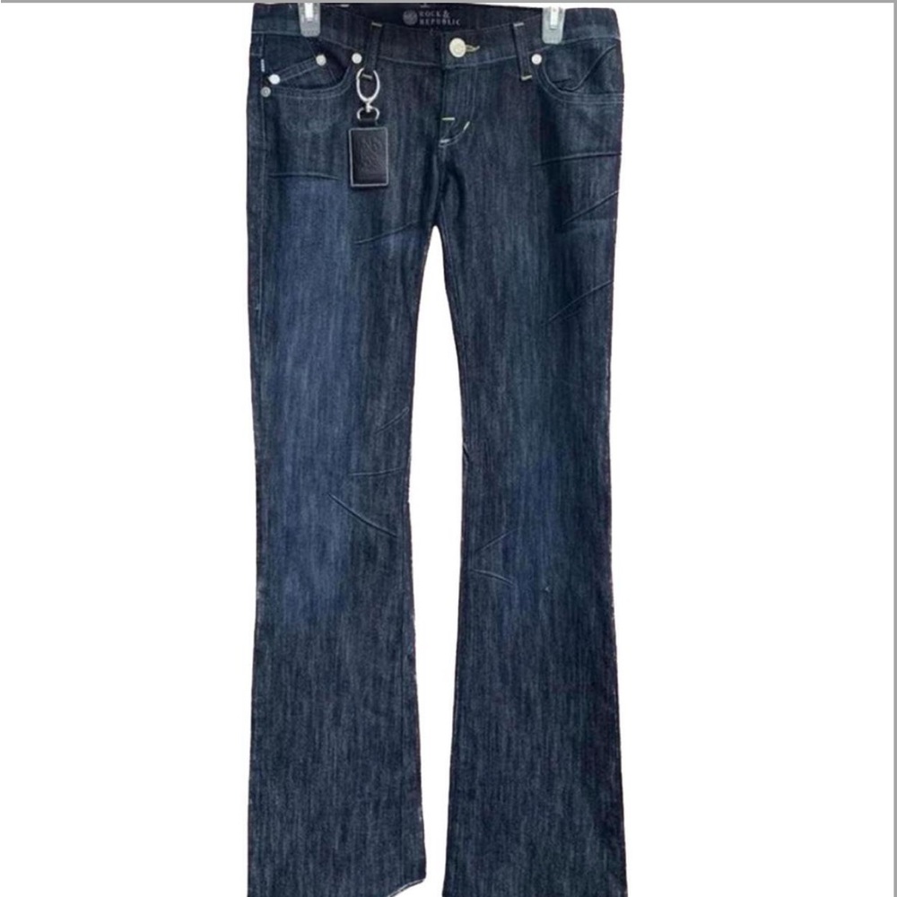 Rock & republic low rise flared jeans
